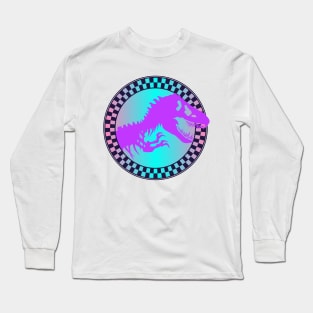 Retro Jurassic Dino Long Sleeve T-Shirt